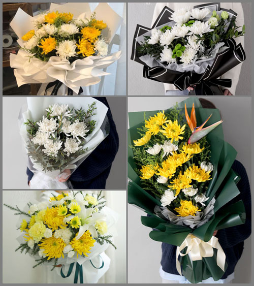 贵州毕节市纳雍县勺窝镇群兴村白事花束代送